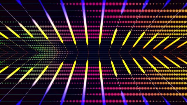 Visual gride effects wave background.