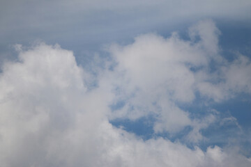 Clouds on the blue sky nature with space background wallpaper