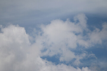 Clouds on the blue sky nature with space background wallpaper