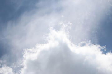 Clouds on the blue sky nature with space background wallpaper