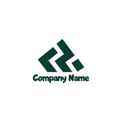 SS vector logo for a reconstruction company, this logo represents the letter S pointing upwards