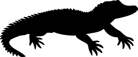 Alligator Animal Wildlife Silhouette