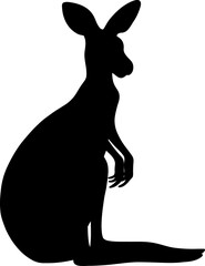 Kangaroo Animal Wildlife Silhouette