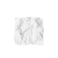  Feuille de papier froiss&eacute;e isol&eacute;e