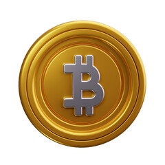 bitcoin 3d Render Icons