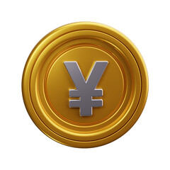 Obraz premium yen 3d Render Icons