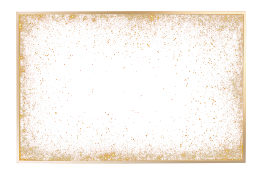 PNG Gold dust sparkle light backgrounds glitter frame.