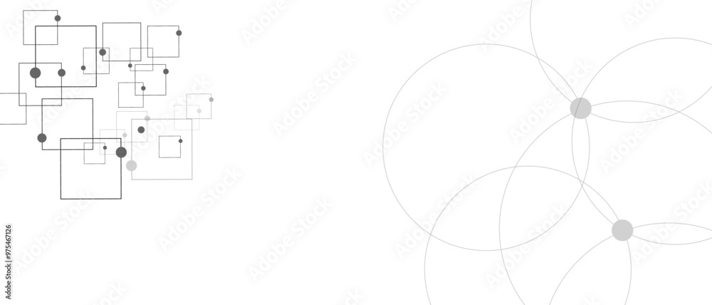 Poster Abstract technology and science background design.