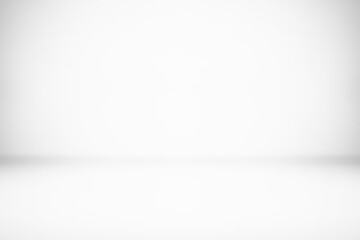 Empty white studio background. Design for displaying product.