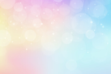 Colorful bokeh soft light abstract background © natrot