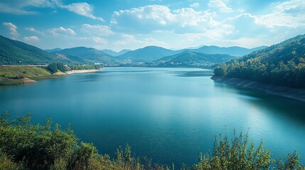 Naklejka premium Barrage Dam