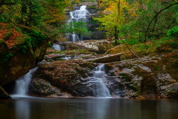 Suuctu waterfalls in Mustafakemalpasa, Bursa