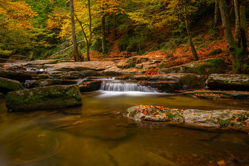 Suuctu waterfalls in Mustafakemalpasa, Bursa