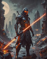 Fototapeta premium Future ninja