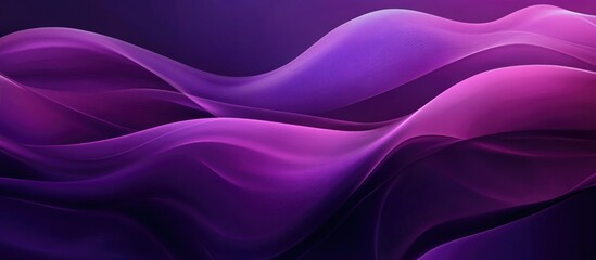 Obraz premium Contemporary Dark Violet Abstract Background Multicolored Digital Futuristic Gradient Mesh with Smooth Shapes Fluid Lavender Purple Artwork featuring Dynamic Layers and Pastel Minimal Surfaces