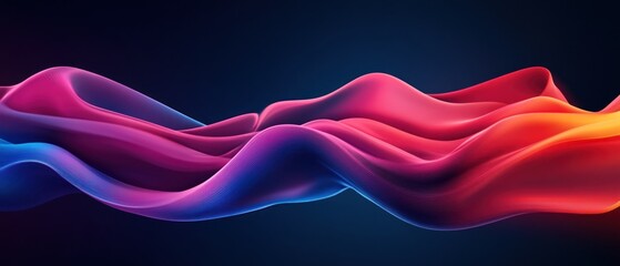 Dynamic Abstract Sport Background: Sweeping Curves and Bold Energetic Colors in Fluid Motion