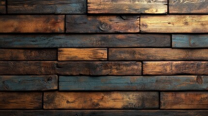 Natural Wooden Texture with Soft Lighting Ideal for Copy Space and Background Usage