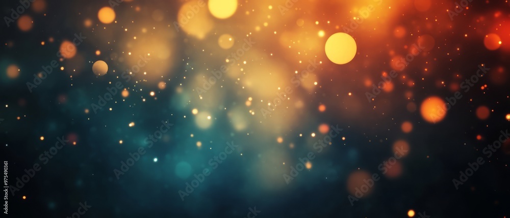 Wall mural abstract blurred background
