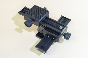 Riel deslizador doble para macro fotografía