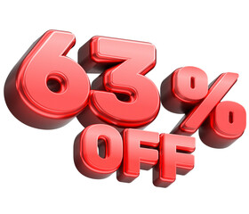 63% Off Sale Promotion