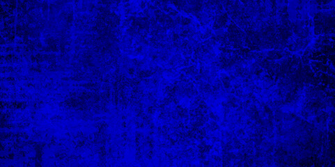 Abstract blue rusted metal plate texture background with old distressed vintage grunge decorative wall, blue background texture of an old rusty violet light and bright watercolor black background.