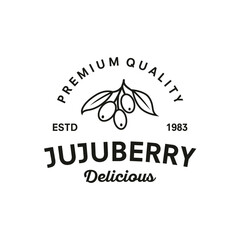 Olive logo design vector illustration