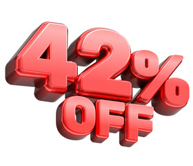 42% Off Sale Discount Offer