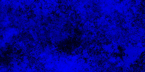 Abstract blue rusted metal plate texture background with old distressed vintage grunge decorative wall, blue background texture of an old rusty violet light and bright watercolor black background.