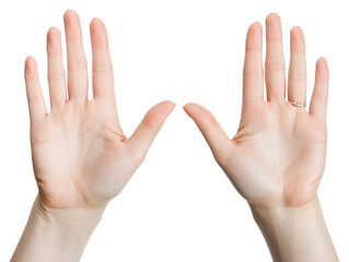 PNG Hand finger white background gesturing.