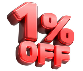 1% Off Sale Promotion