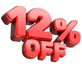 12% off Sale Discount