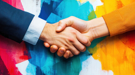 Local business owners from different industries collaborate to create a unique partnership for community success.