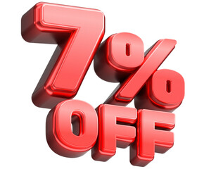 7% Off Sale Discount Offer