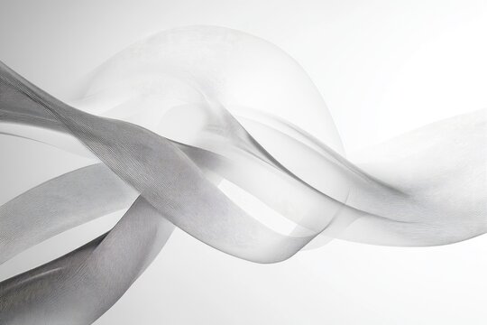 Elegant gray lines against a clean white backdrop
