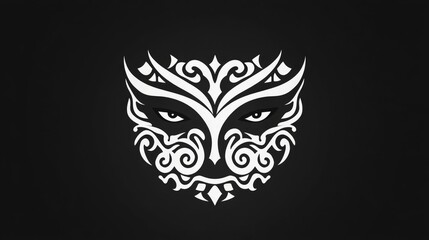 Fantasy tribal ethnic tattoo symbol