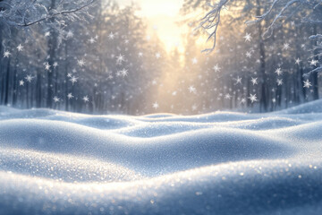 Obraz premium Snow-Covered Winter Wonderland