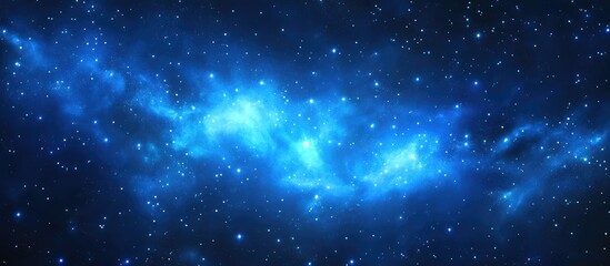 Obraz premium 2d illustration of a night sky featuring stars and celestial elements in a standalone design