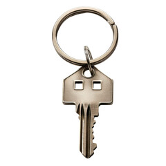 Transparent A key is suspended from a chain