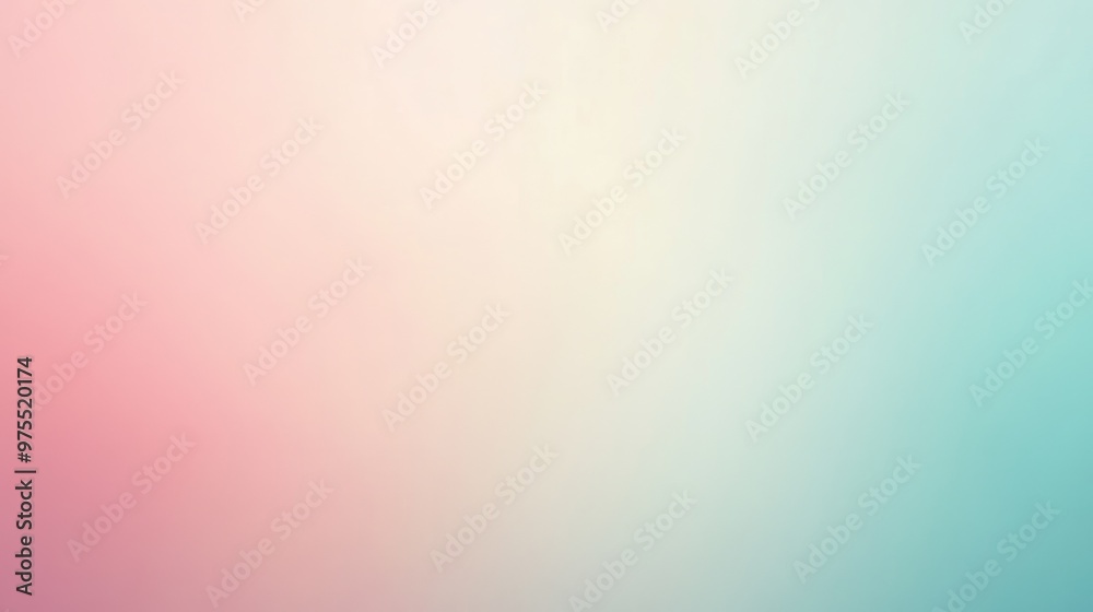 Poster soft pastel color gradient background with gentle transitions, perfect for creating a serene and ele