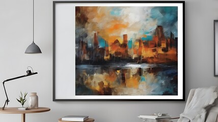 Abstract artistic background.  Textured background. Oil on canvas. modern Art. grey, wallpaper, poster, card, mural, print,