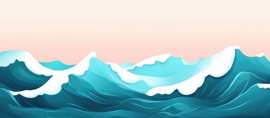 Aerial View Of Ocean Waves And Sea Surface Nature Background
