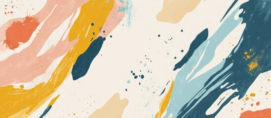 Abstract Painting Wallpaper Background Illustration Ai Generated
