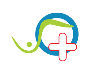 health logo, medical logo template design