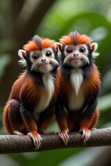Obraz premium Tamarins
