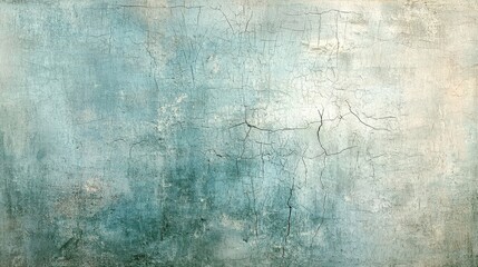 Obraz premium Abstract Cracked Blue and White Textured Surface, texture, paint , grunge