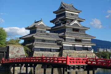 Obraz premium 日本, 長野県の松本城