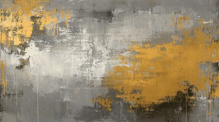 Obraz premium Abstract Grey and Gold Canvas Texture, Abstract Art, Canvas Texture, Golden Art