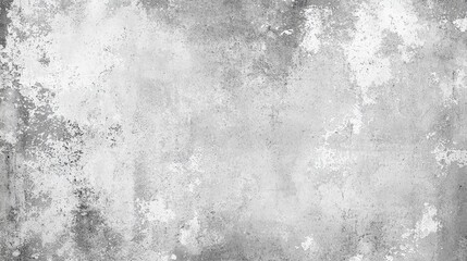 Obraz premium Grayscale Concrete Wall Texture Distressed, Cracked, and Flaked, concrete, texture, background