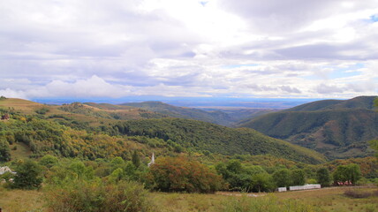 Fototapeta premium autumn in the mountains