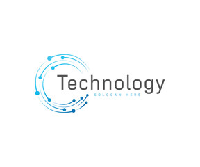 Digital and technology logo design
